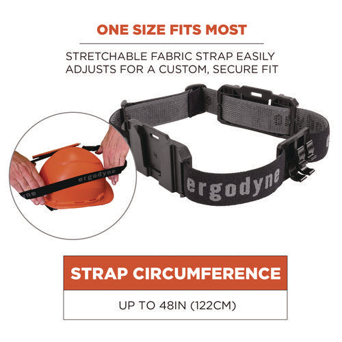 Ergodyne Skullerz 8980 Headband Light Mount With Fabric Strap