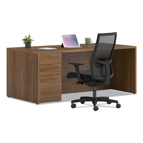 HON 10500 Series™ "l" Workstation Single Pedestal Desk With Full-height Pedestal 72"x36"x29.5" Pinnacle