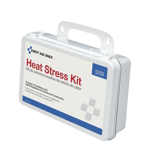 First Aid Only™ Unitized Osha Compliant Heat Stress Kit 26 Pieces Plastic Case