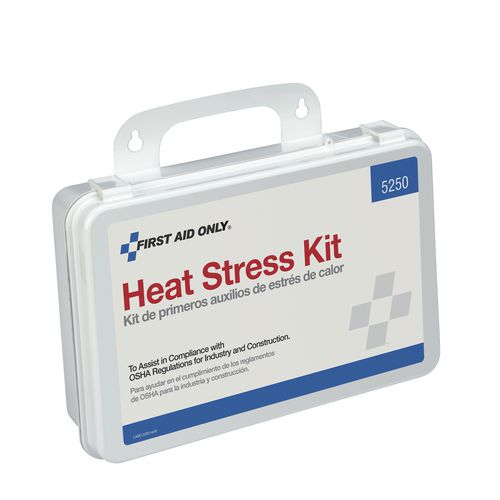 First Aid Only™ Unitized Osha Compliant Heat Stress Kit 26 Pieces Plastic Case