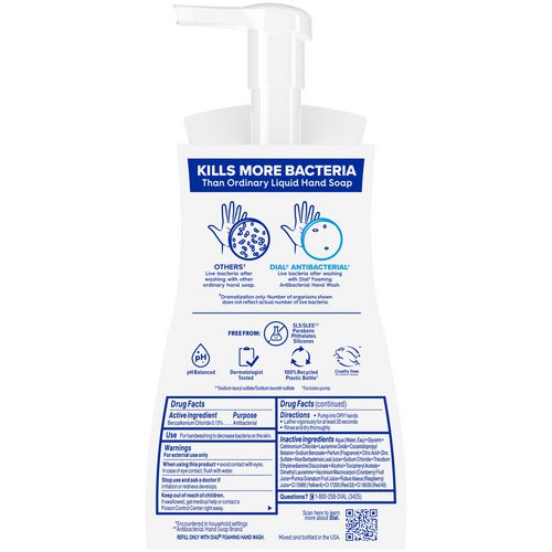 Dial Antibacterial Foaming Hand Wash Power Berries 10 Oz 8/Case