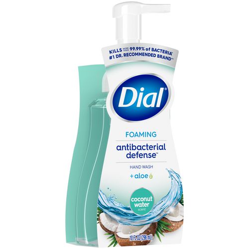 Dial Antibacterial Foaming Hand Wash Coconut Water 10 Oz 8/Case