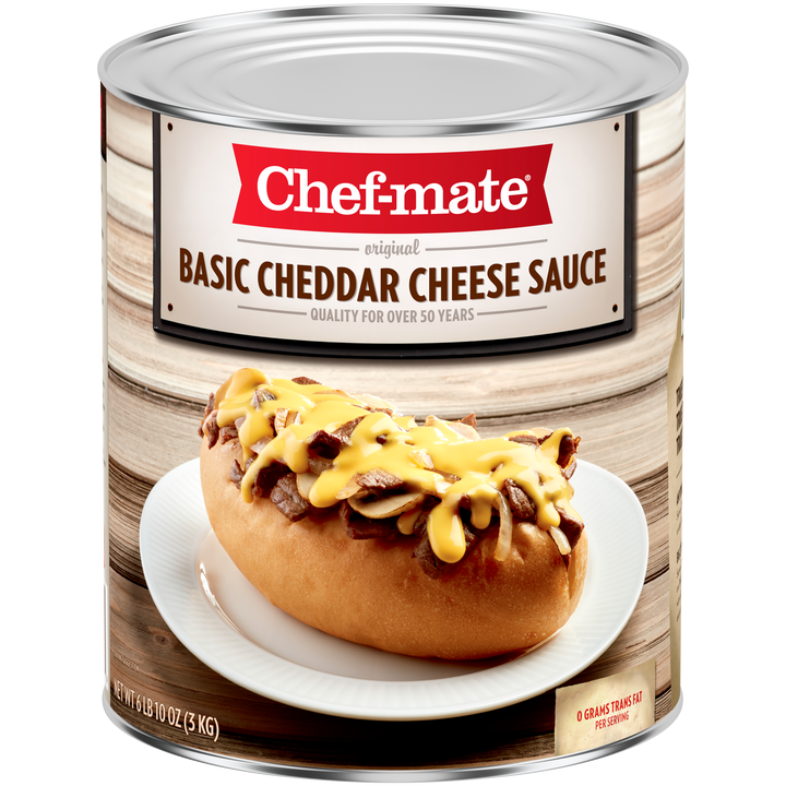 Chef-Mate Basic Cheddar Cheese Sauce-106 oz.-6/Case