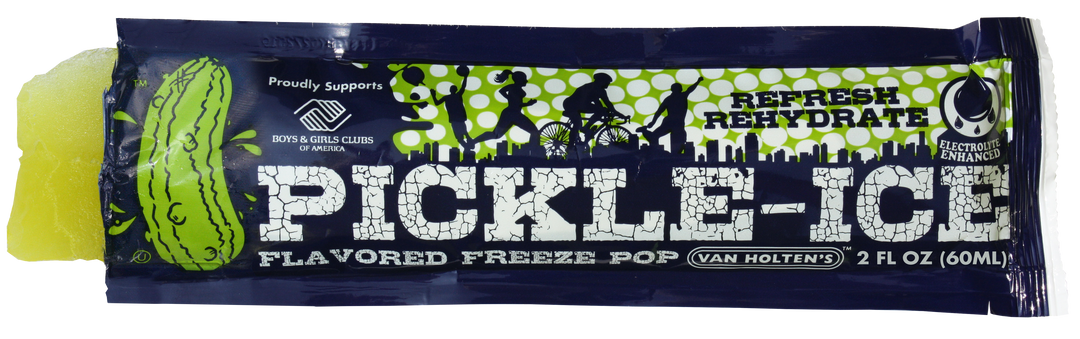 Van Holten's Pickle-Ice Pickle Flavored Freeze Pop-16 fl oz.s-6/Case