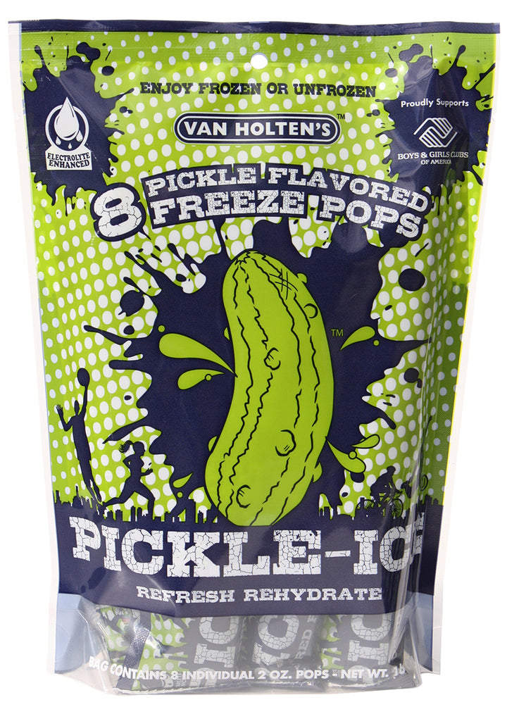 Van Holten's Pickle-Ice Pickle Flavored Freeze Pop-16 fl oz.s-6/Case