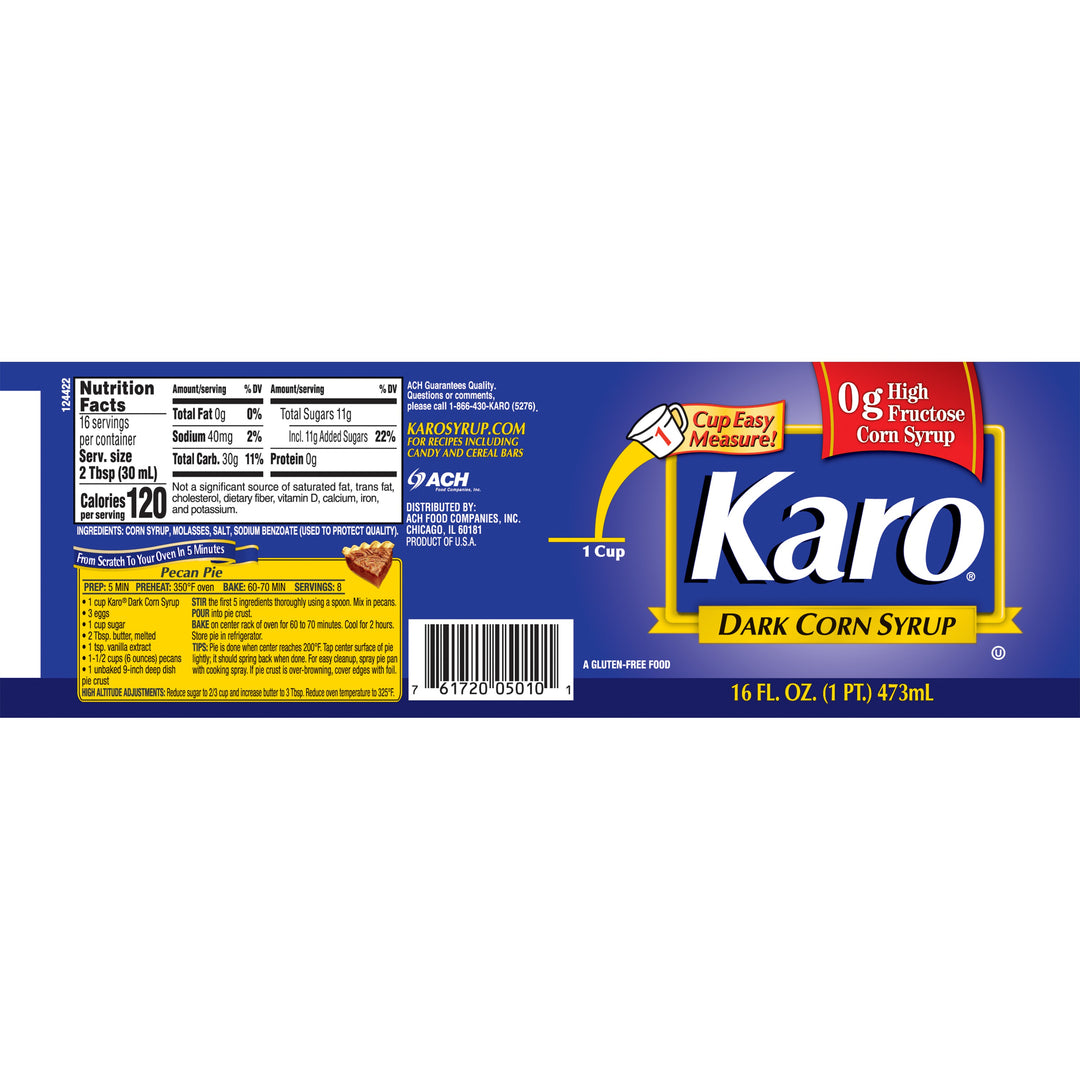 Karo Dark Corn Syrup-16 fl oz.s-12/Case