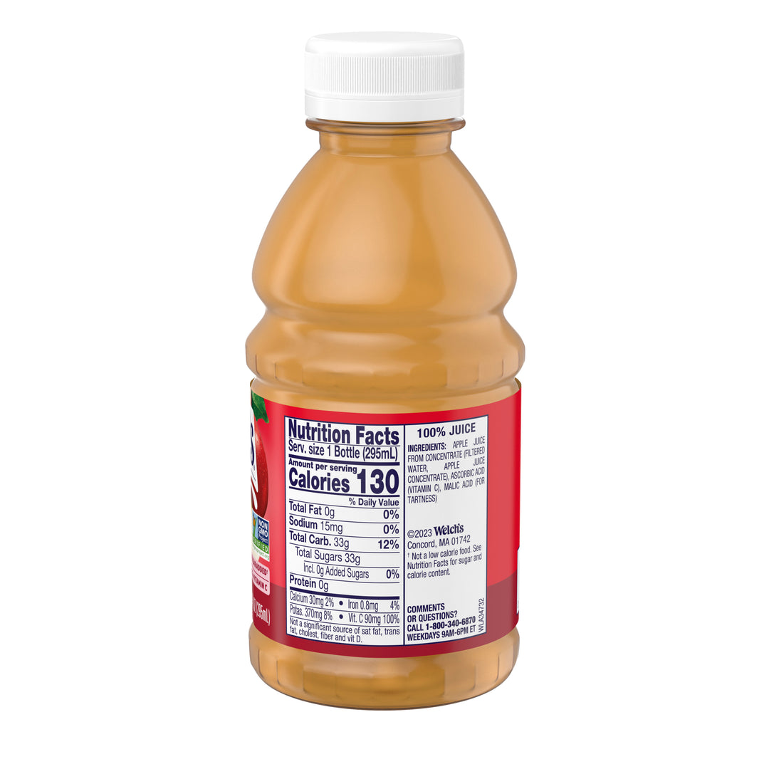 Welch's 100% Apple Juice-10 fl oz.-24/Case