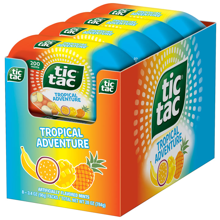 Tic Tac Tropical Adventure-3.4 oz.-8/Box-6/Case
