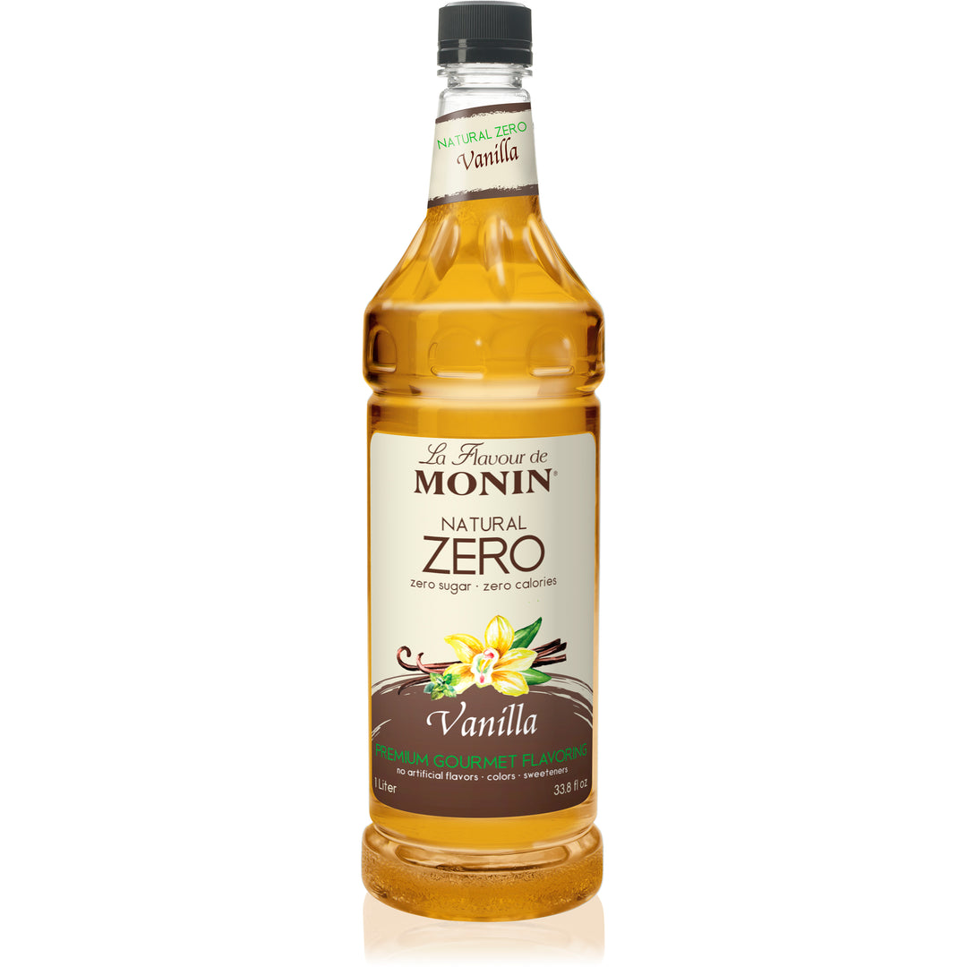 Monin Zero Calorie Natural Vanilla Syrup 4/1 Lt.