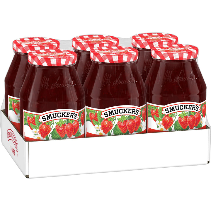 Smucker's Strawberry Preserves-48 oz.-6/Case