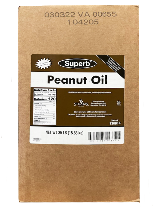 Superb Peanut Oil-35 lb.-1/Case