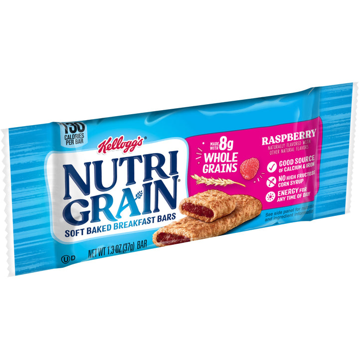 Kellogg's Nutri-Grain Raspberry Cereal Bars-1.3 oz.-16/Box-3/Case