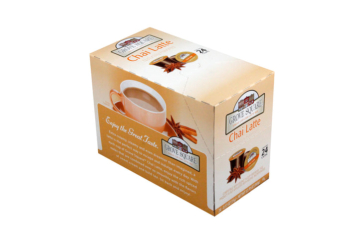 Grove Square Single Serve Chai Latte-13.12 oz.-4/Case