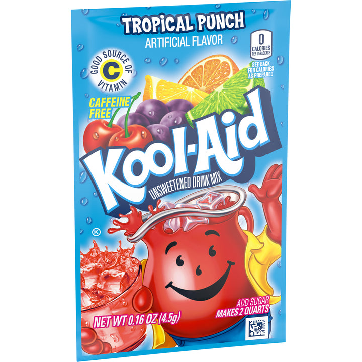 Kool-Aid Tropical Punch Beverage-0.16 oz.-192/Case