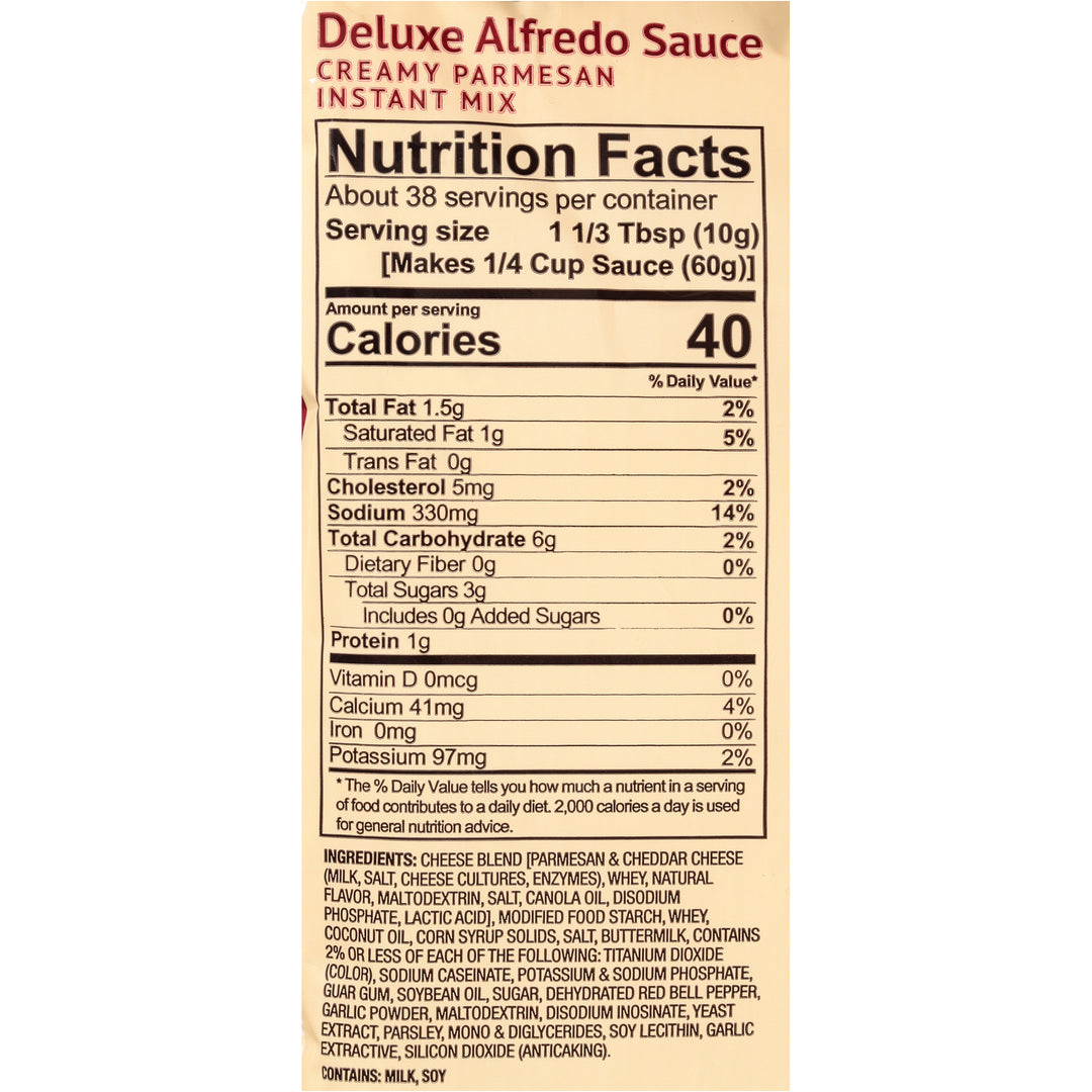 Foothill Farms Deluxe Alfredo Sauce-14 oz.-8/Case