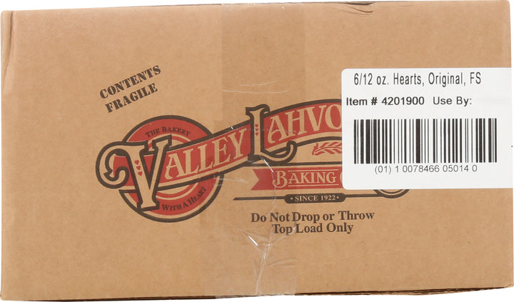 Valley Lahvosh Valley Lahvosh Crackerbread Hearts Original-12 oz.-6/Case