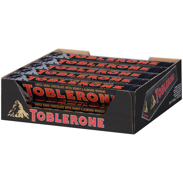 Toblerone Candy Chocolate Bar Dark Chocolate-3.52 oz.-20/Box-4/Case