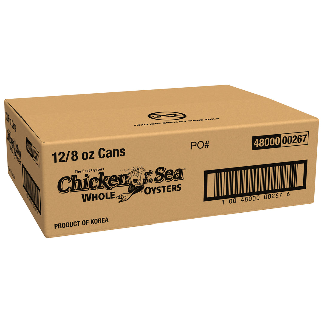 Chicken Of The Sea Whole Oysters-8 oz.-12/Case