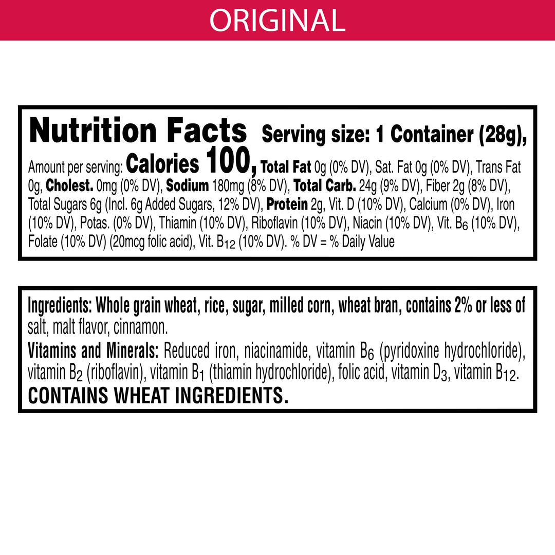 Kellogg's Multi Grain Cinnamon Frosted Flakes Cereal-1 oz.-96/Case