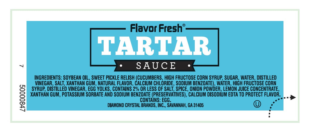 Flavor Fresh Tartar Sauce Single Serve-9 Gram-200/Case