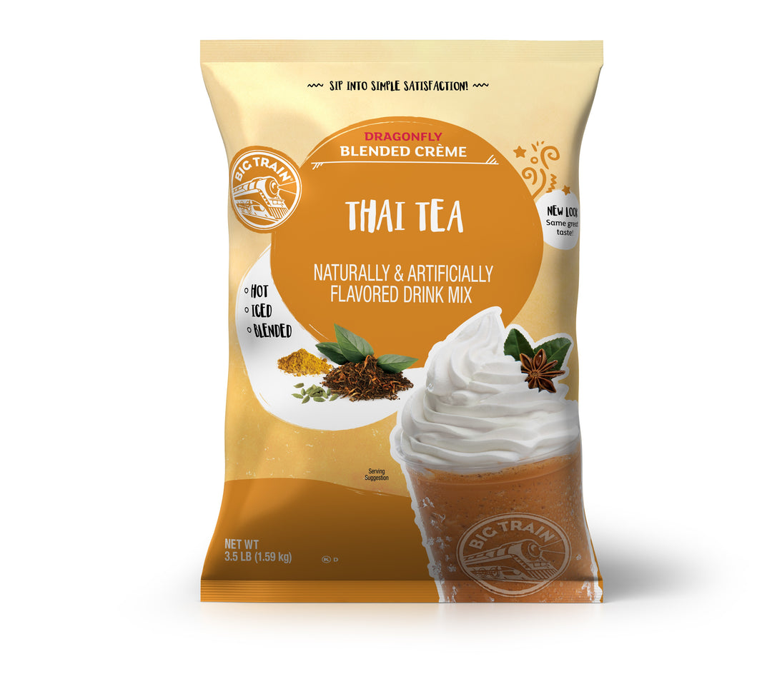 Big Train Dragonfly Thai Tea Drink Mix-3.5 lb.-1/Case