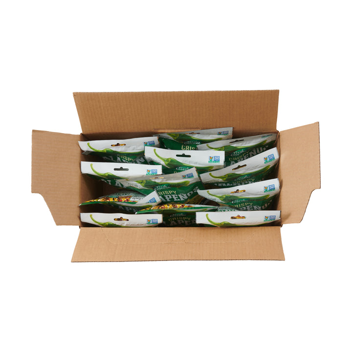 Fresh Gourmet Lightly Salted Crispy Jalapeno Salad Topping Bag-3.5 oz.-12/Case
