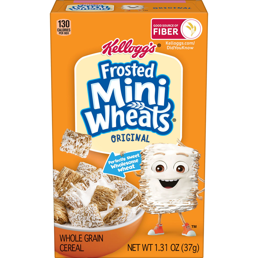 Kellogg's Mini Wheats Frosted Whole Grain Bite Size Cereal-1.31 oz.-70/Case