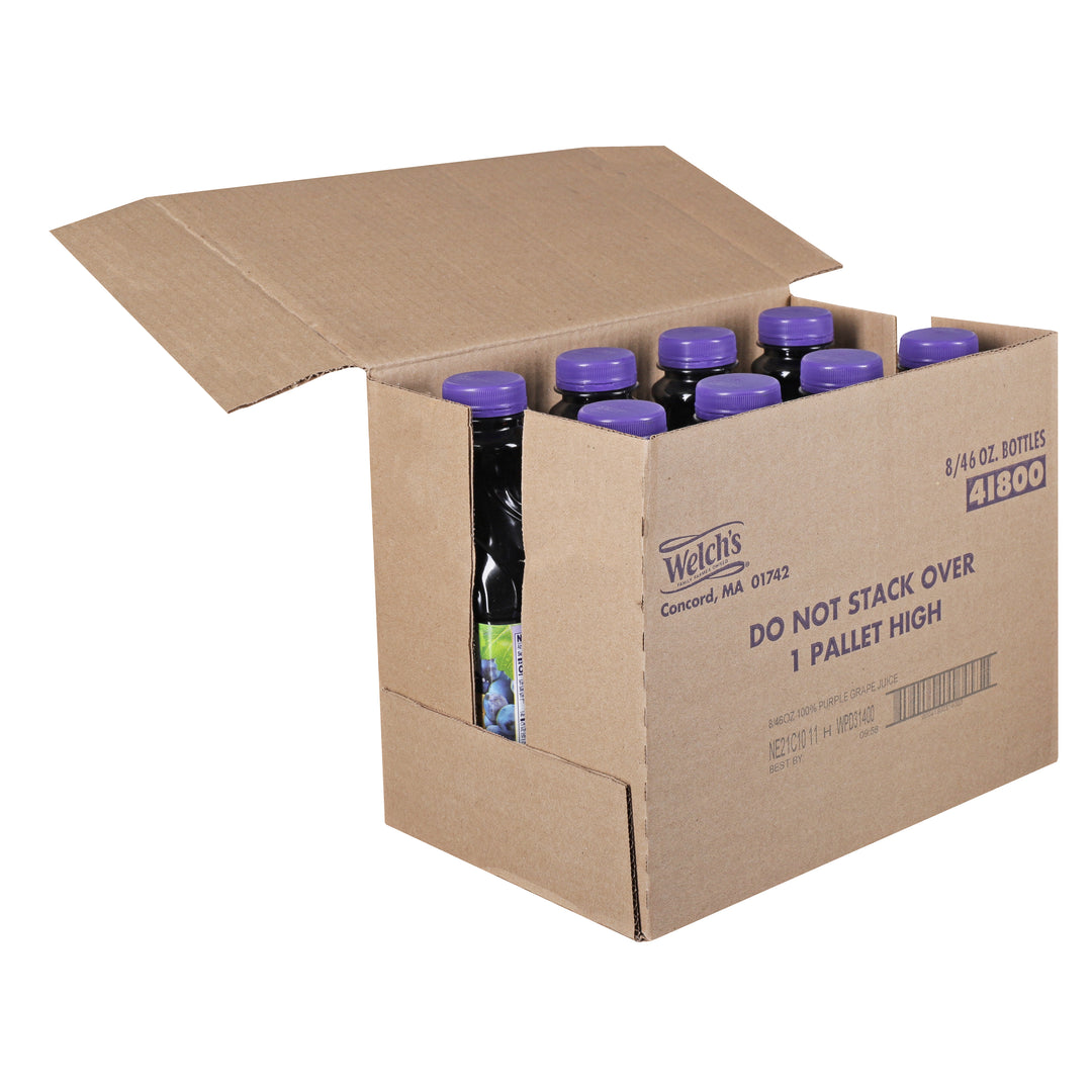 Welch's 100% Purple Grape Juice-46 fl oz.-8/Case