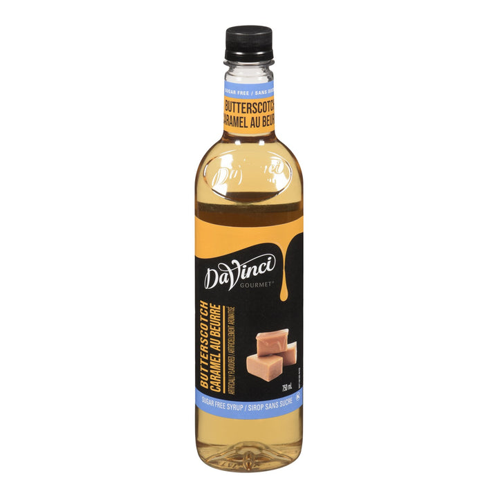 Davinci Gourmet Gourmet Sugar Free Butterscotch Syrup-750 Milliliter-4/Case