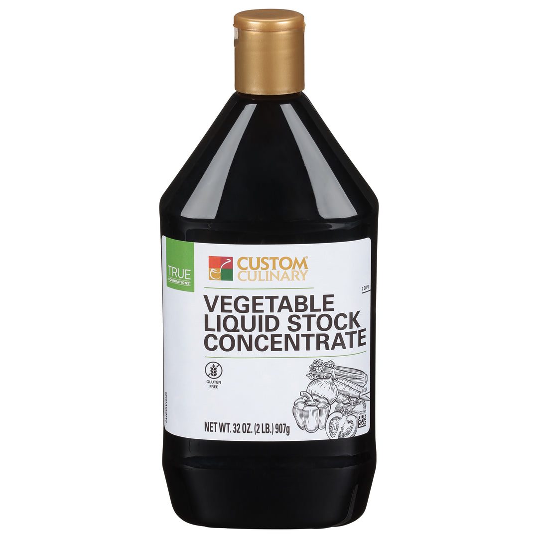 Gold Label No Msg Added Gluten Free Liquid Vegetable Stock Concentrate-2 lb.-6/Case