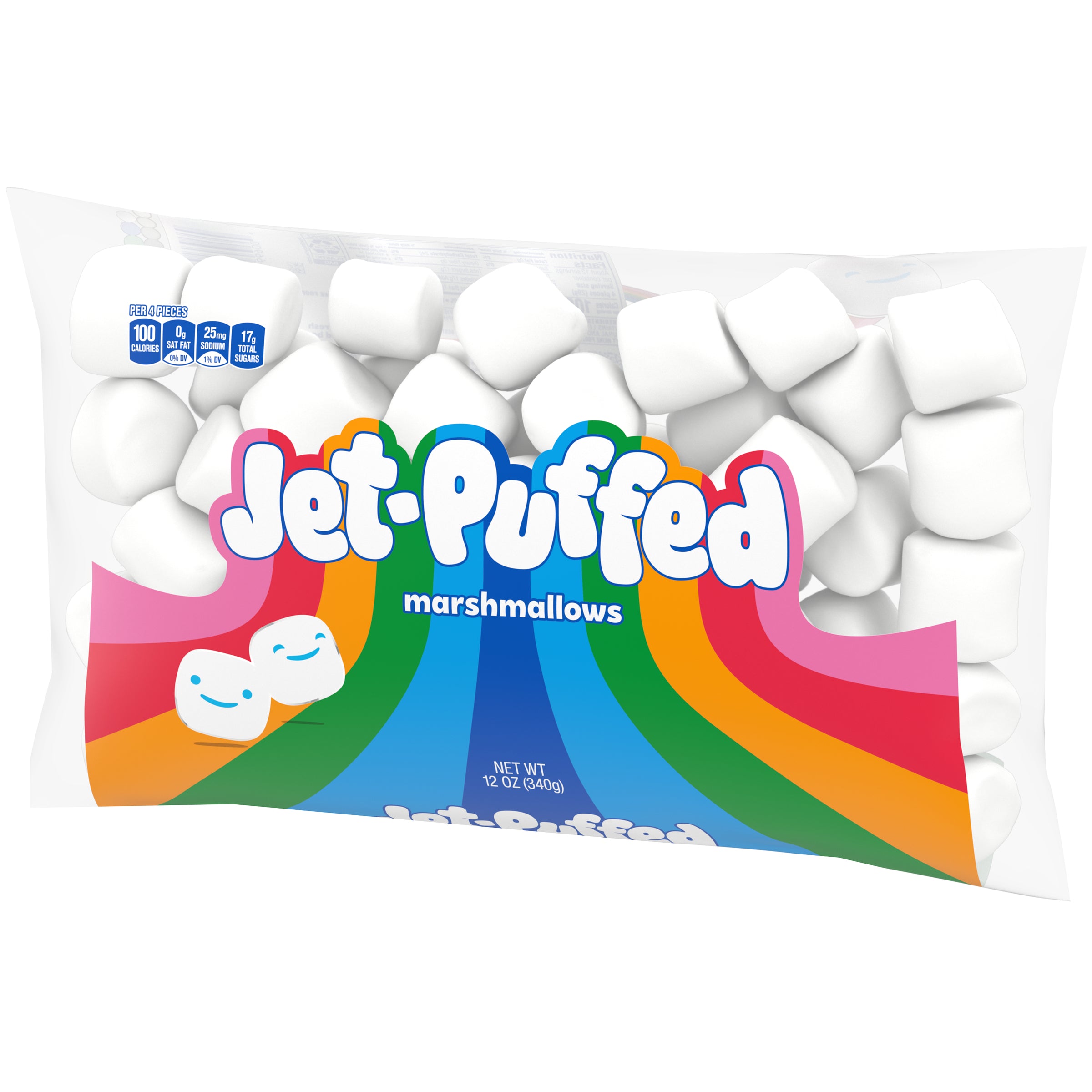 Jet-Puffed Marshmallow-12 oz.-18/Case MPN# 10600699003282 – Round