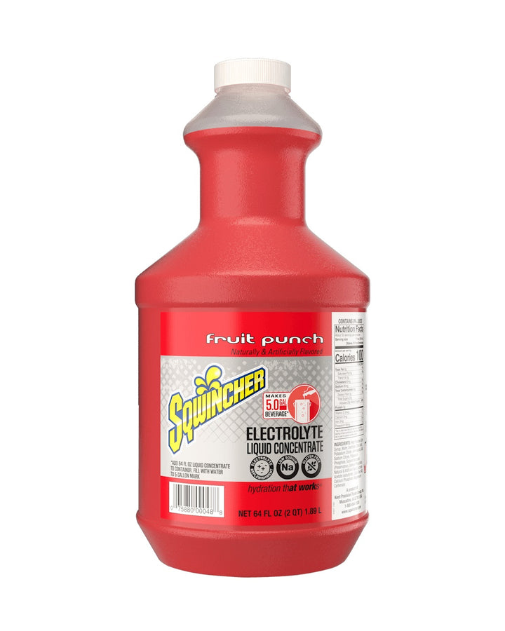 Sqwincher Fruit Punch Liquid Concentrate-64 fl oz.-6/Case