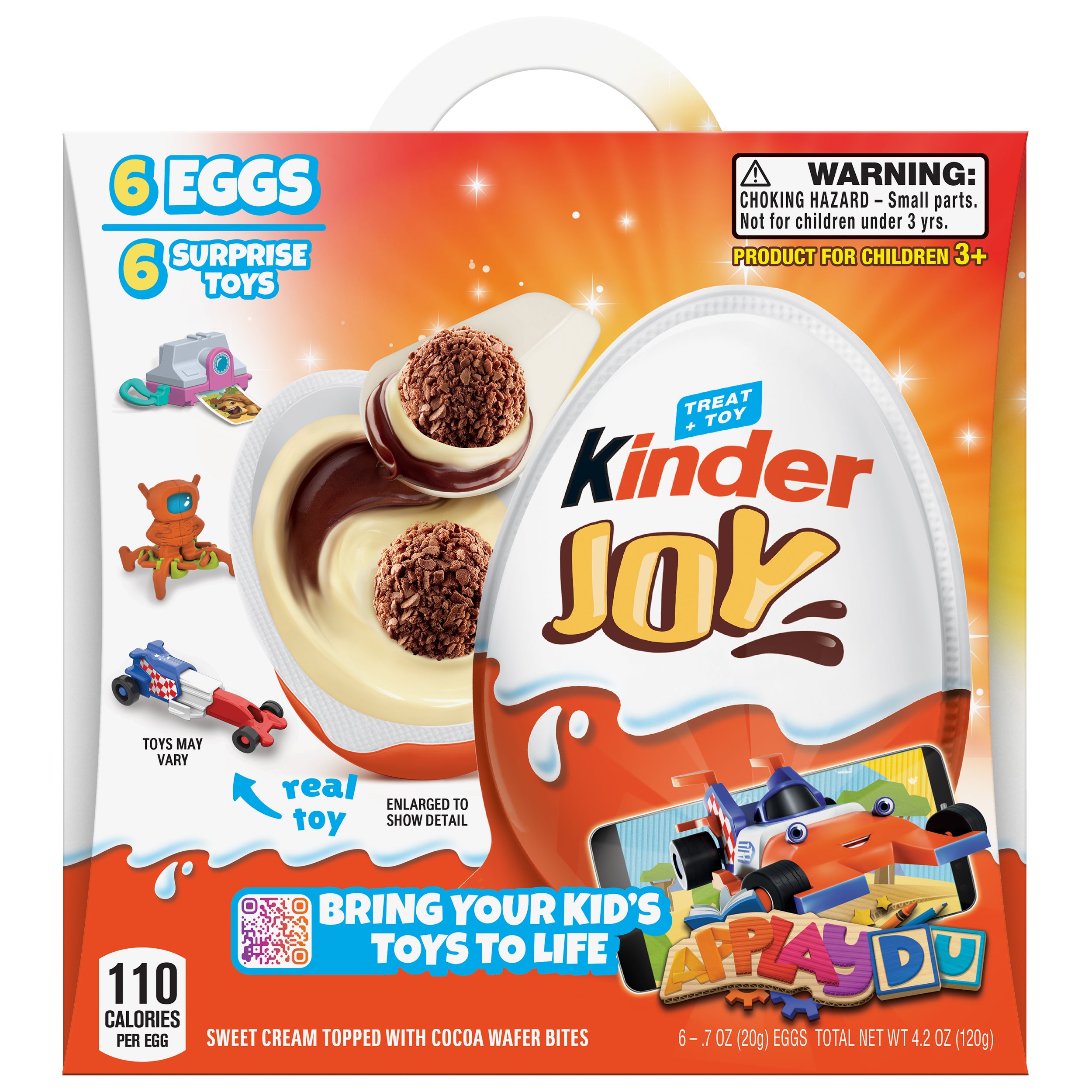 Kinder Joy Multi-Pack-4.2 oz.-10/Case MPN# 57146 – Round Eye