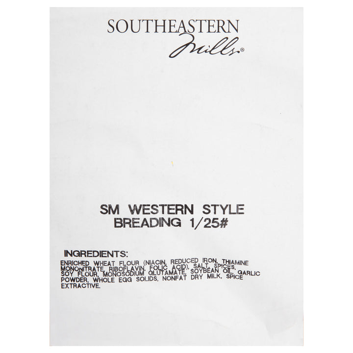 Southeastern Mills Western Style Breader-25 lb.-1/Case