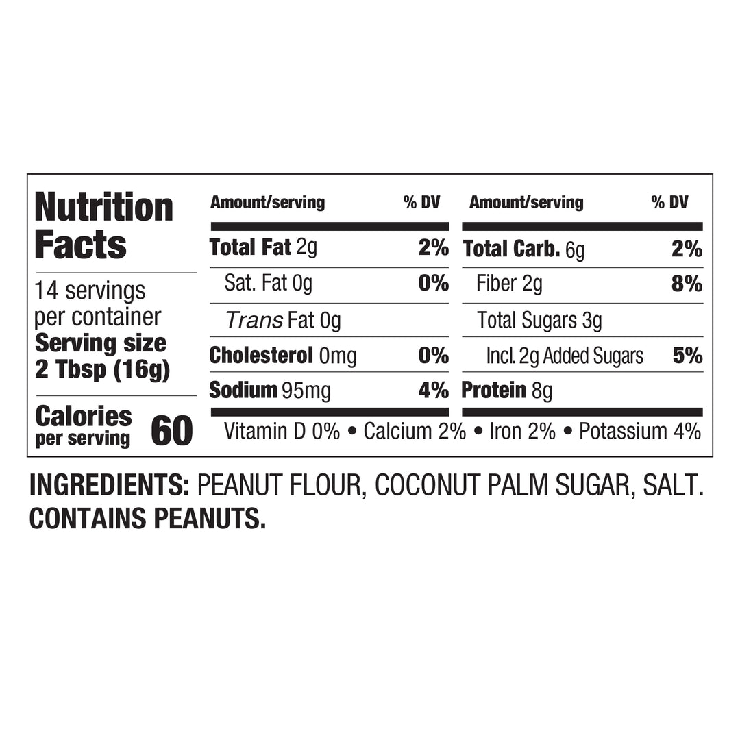 Pbfit Peanut Butter Powder-8 oz.-6/Case