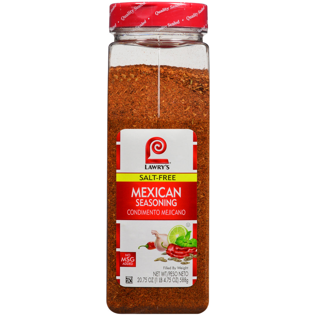 Lawry's Salt Free Mexican Seasoning-20.75 oz.-6/Case