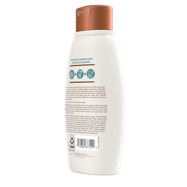 Aveeno Rosewater & Chamomile Blend Shampoo-354 Milileter-4/Case