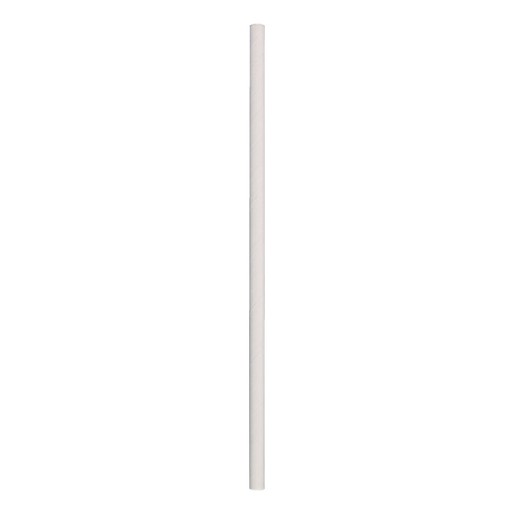 Hoffmaster White Unwrapped Large Drinking Straw 8/600 Ea.