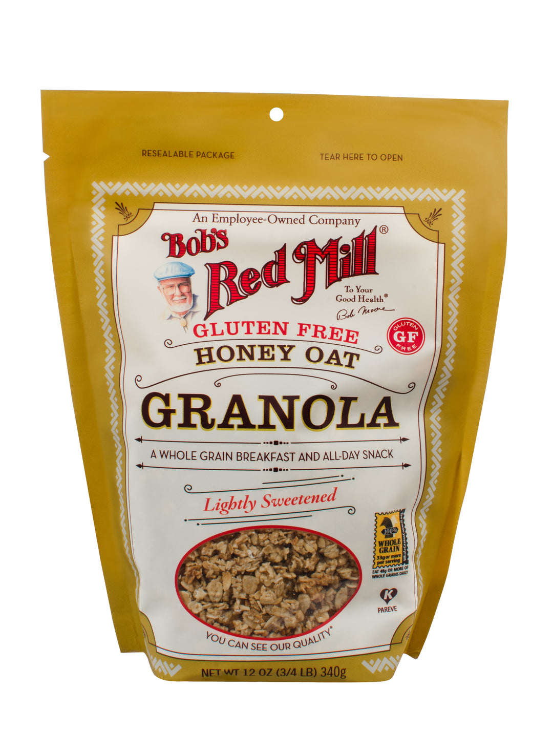 Bob's Red Mill Natural Foods Inc Gluten Free Honey Oat Granola-12 oz.-4/Case
