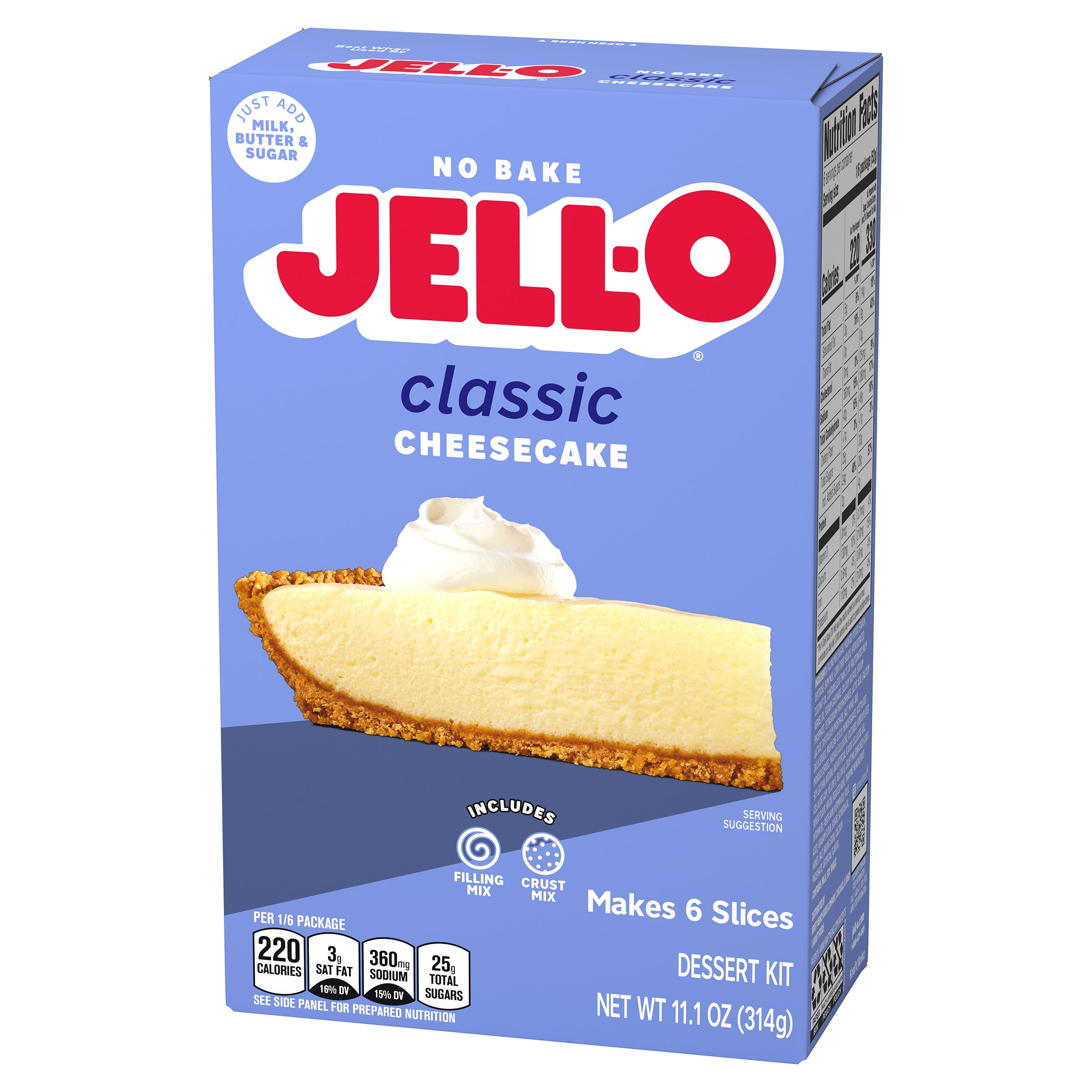 Jell-O No Bake Dessert-11.1 oz.-6/Case MPN# 00043000069530 – Round
