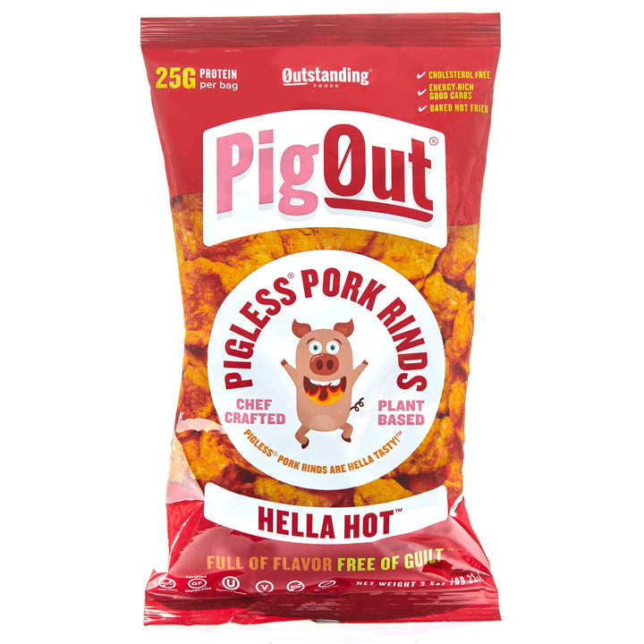 Pigout Crunchies Crunchies Hella Hot-3.5 oz.-12/Case