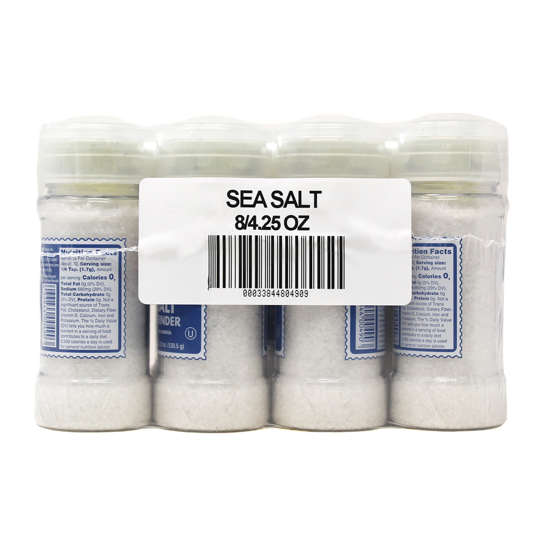 Badia Sea Salt Grinder-4.25 oz.-8/Case