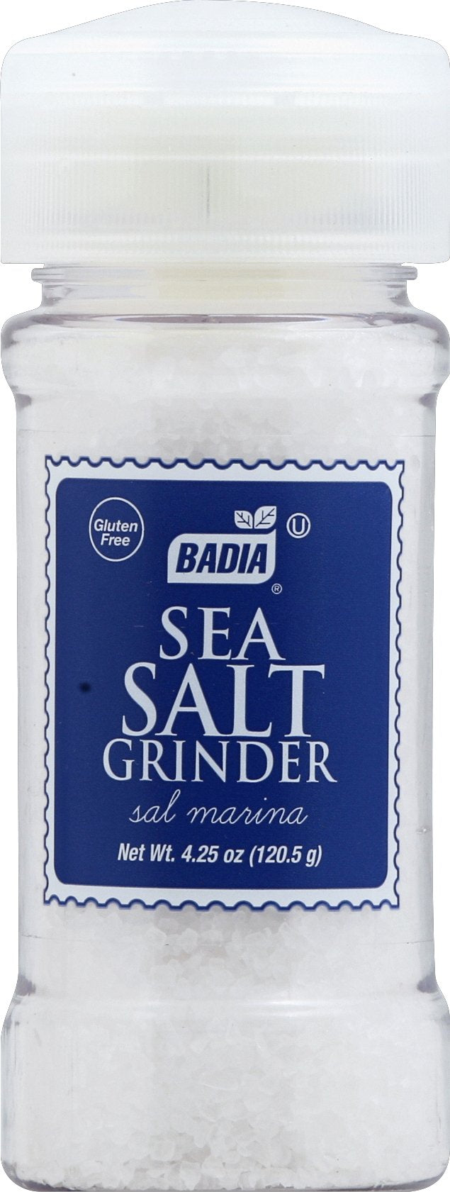 Badia Sea Salt Grinder-4.25 oz.-8/Case