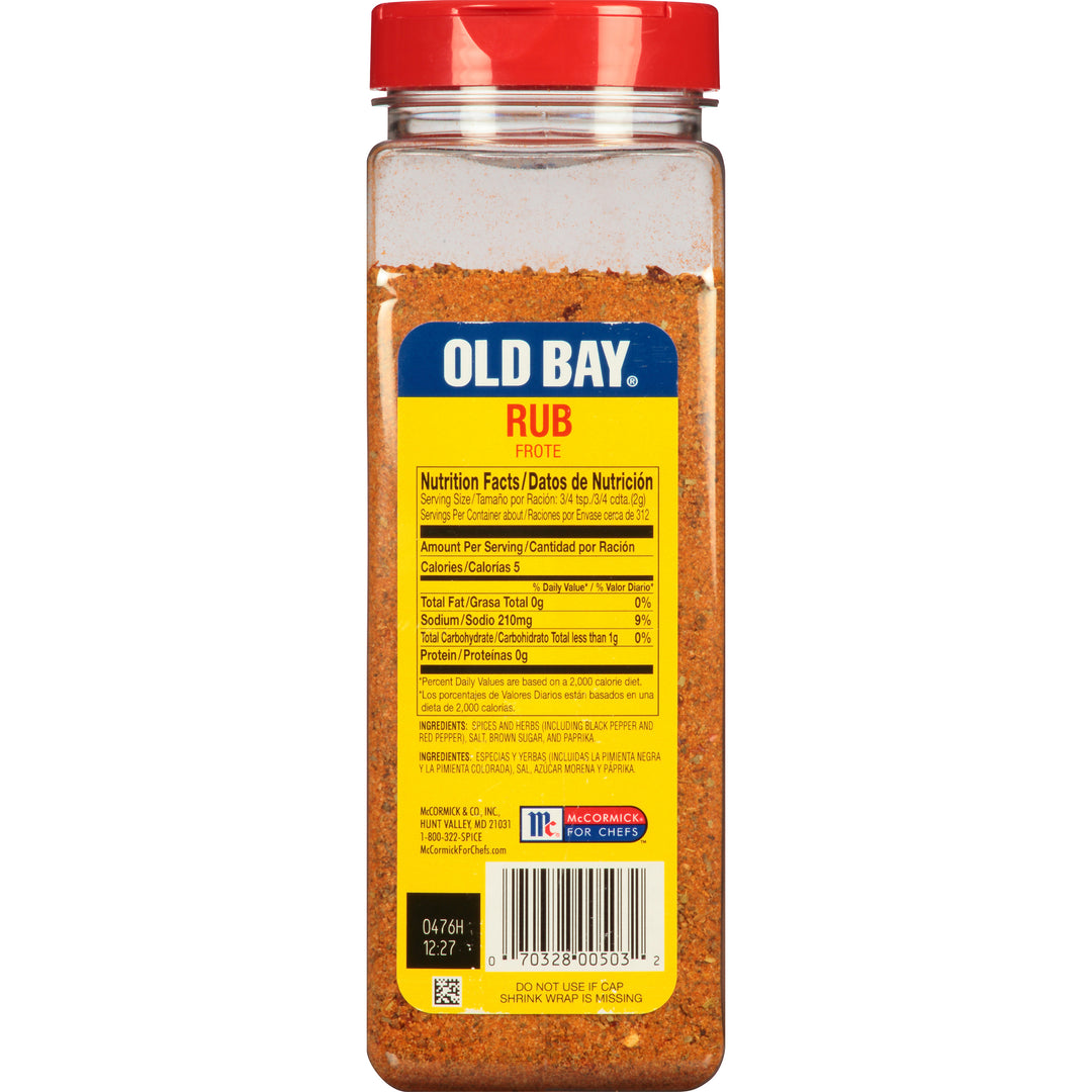 Old Bay Rub-22 oz.-6/Case