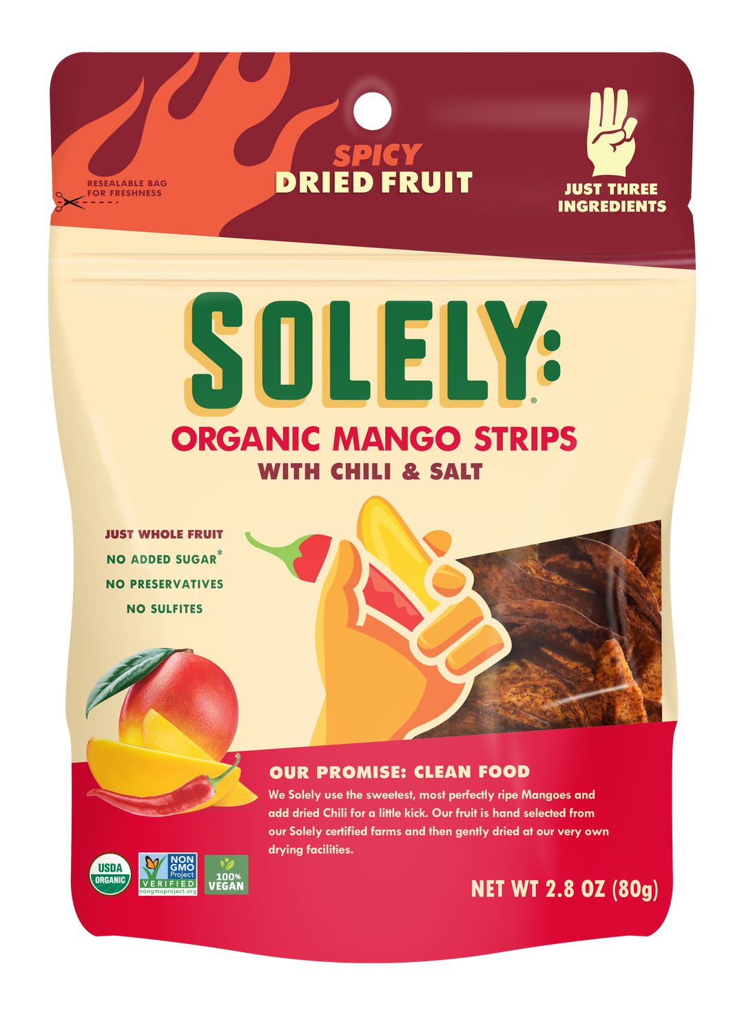 Solely Mango With Chili-2.8 oz.-8/Case