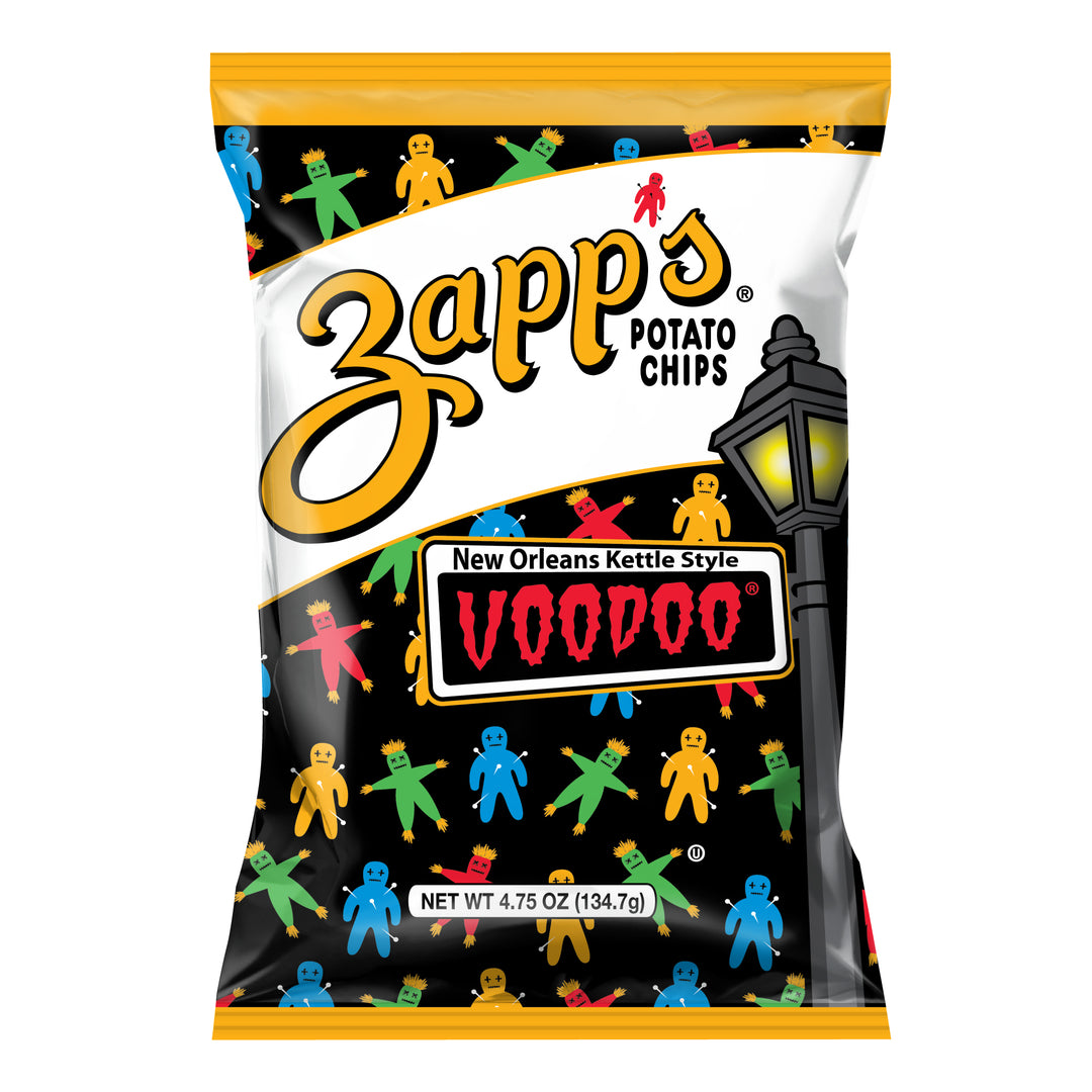 Zapp's Potato Chips Voodoo Kettle Chips-4.75 oz.-12/Case