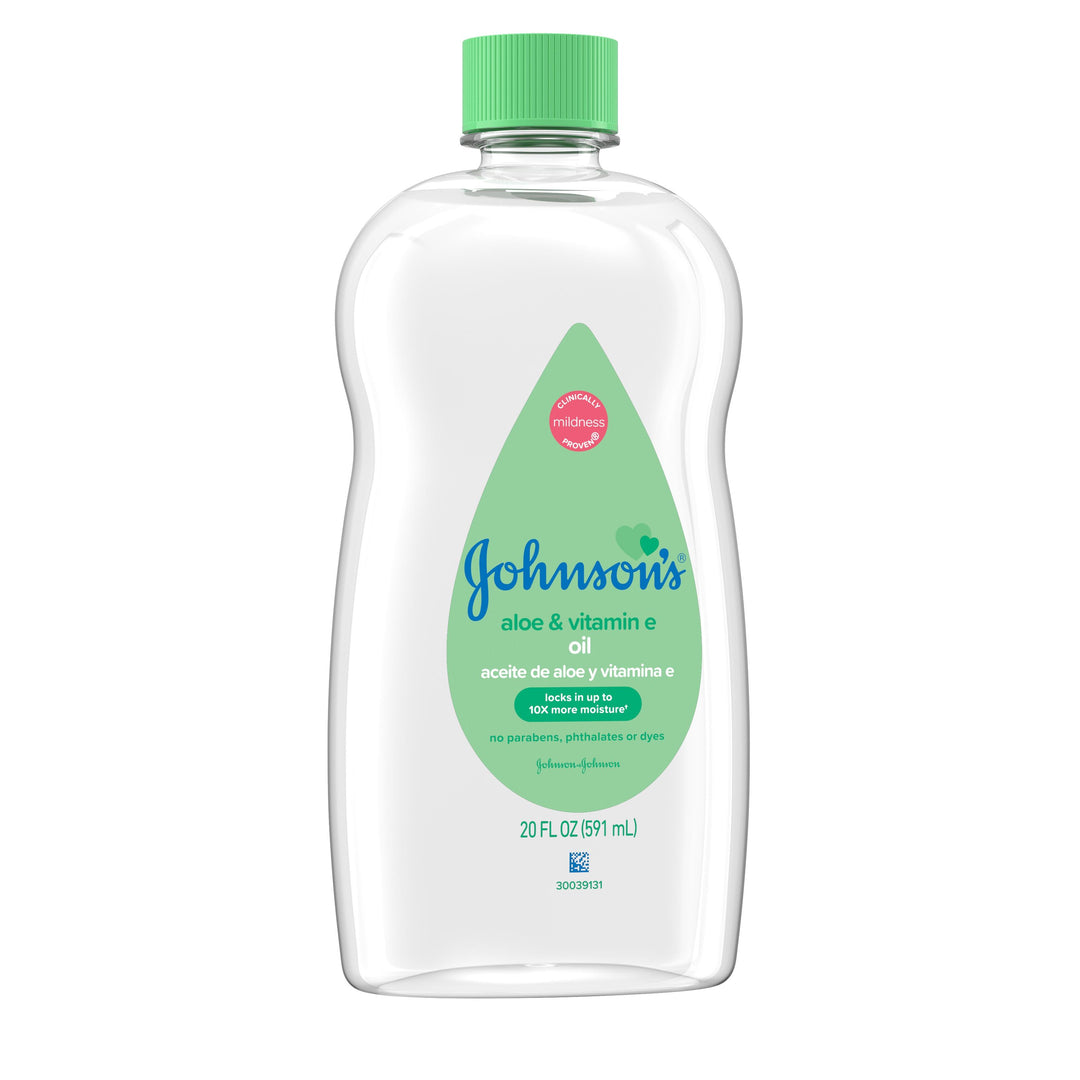 Johnson's Baby Baby Oil Aloe-20 fl oz.-6/Box-3/Case