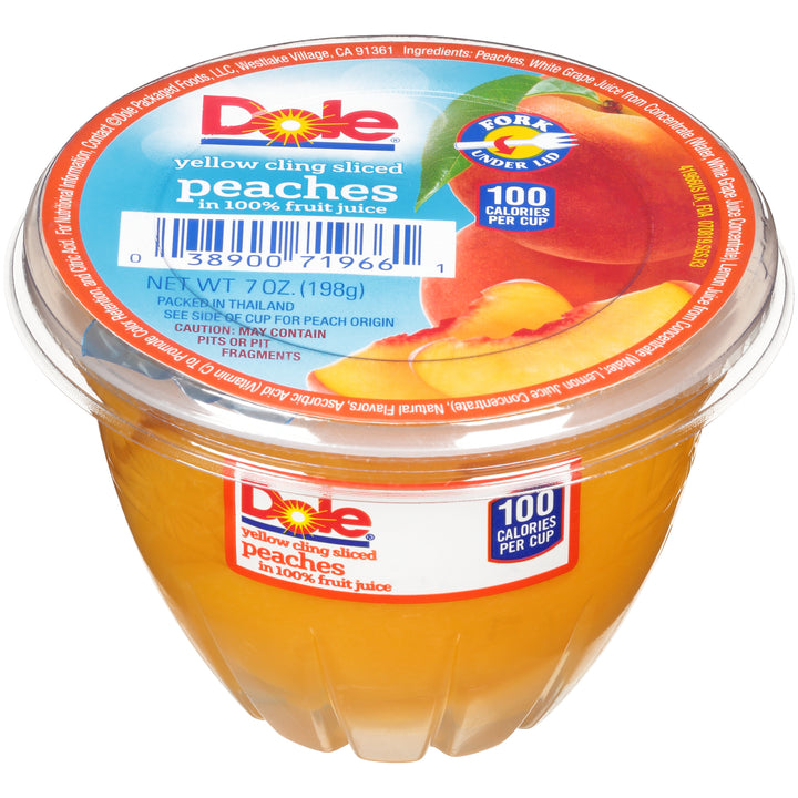 Dole In Juice Sliced Peach-7 oz.-12/Case