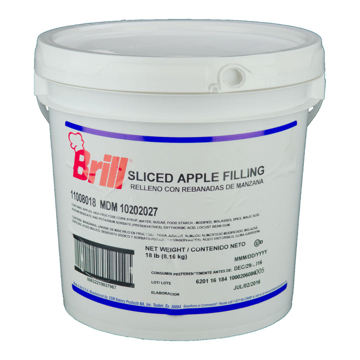Brill Filling Sliced Apple Brill-18 lb.