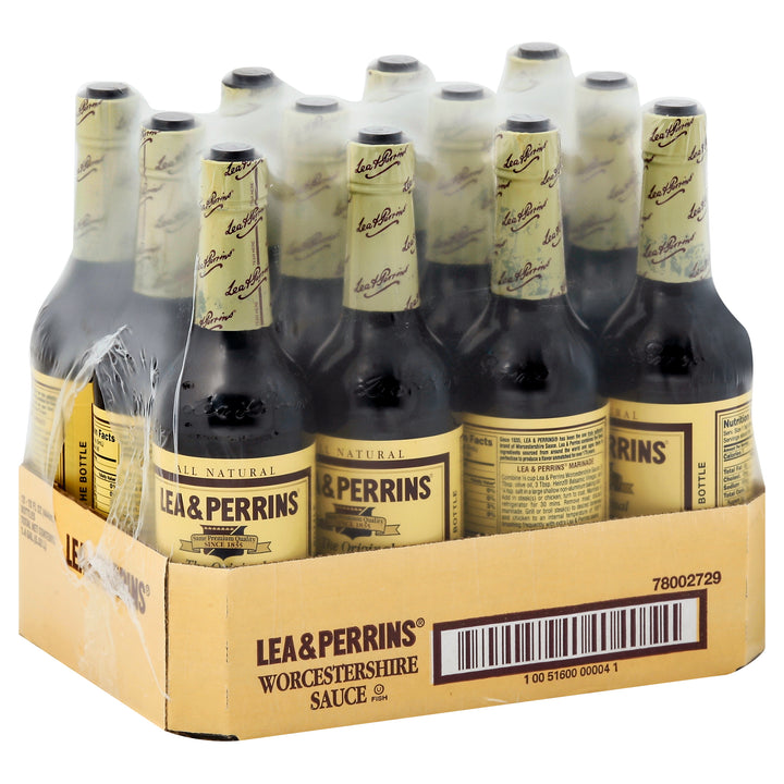 Lea & Perrins Worcestershire Sauce Bottle-15 fl oz.-12/Case